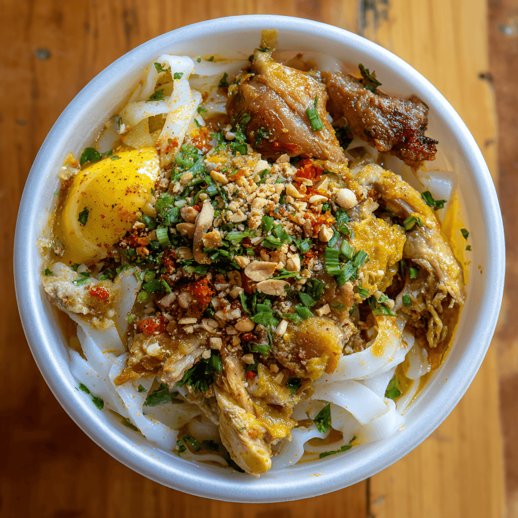 Mỳ Quảng thịt trứng
